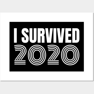 I survived 2020 funny quarantine Posters and Art